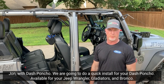 Dash Poncho Rain Cover Install
