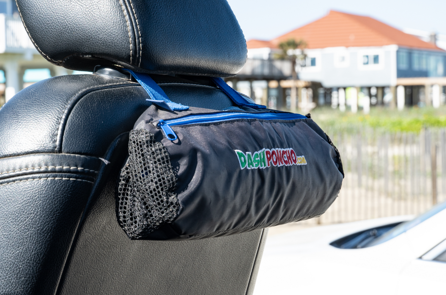 Dash Poncho storage bag passenger seat