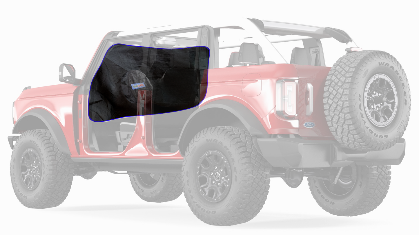 Ford Bronco ghost illustration